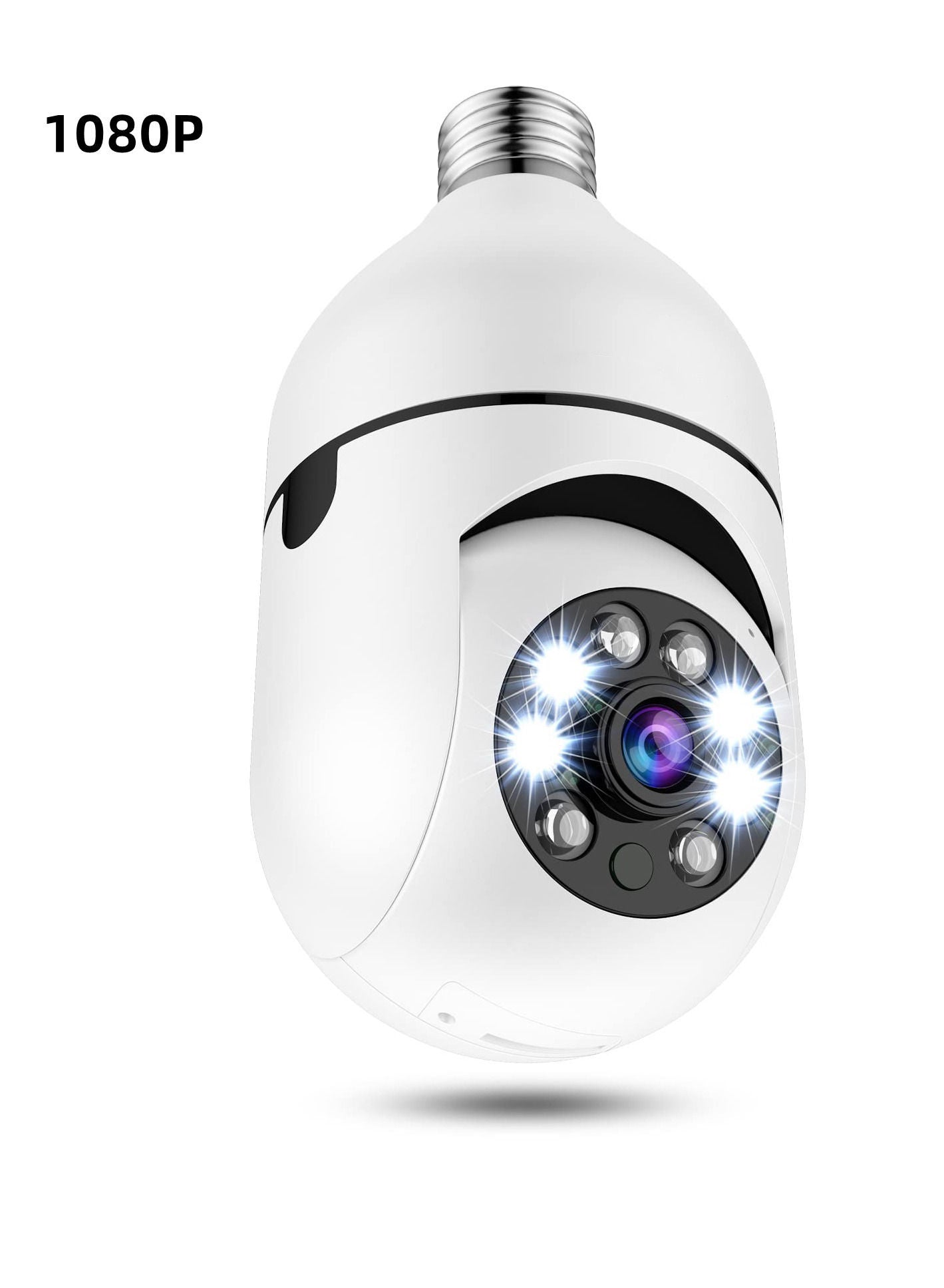 Light Bulb Security Camera 360 Degree Pan Tilt Panoramic IP Camera 2.4GHz WiFi 1080P Smart Home Surveillance Cam with Motion Detection Alarm Night Vision Two Way Talk Indoor E27 Light Bulb Security Camera 360 Degree Pan Tilt Panoramic IP Camera 2.4GHz WiFi 1080P Smart Home Surveillance Cam with Motion Detection Alarm Night Vision Two Way Talk Indoor E27